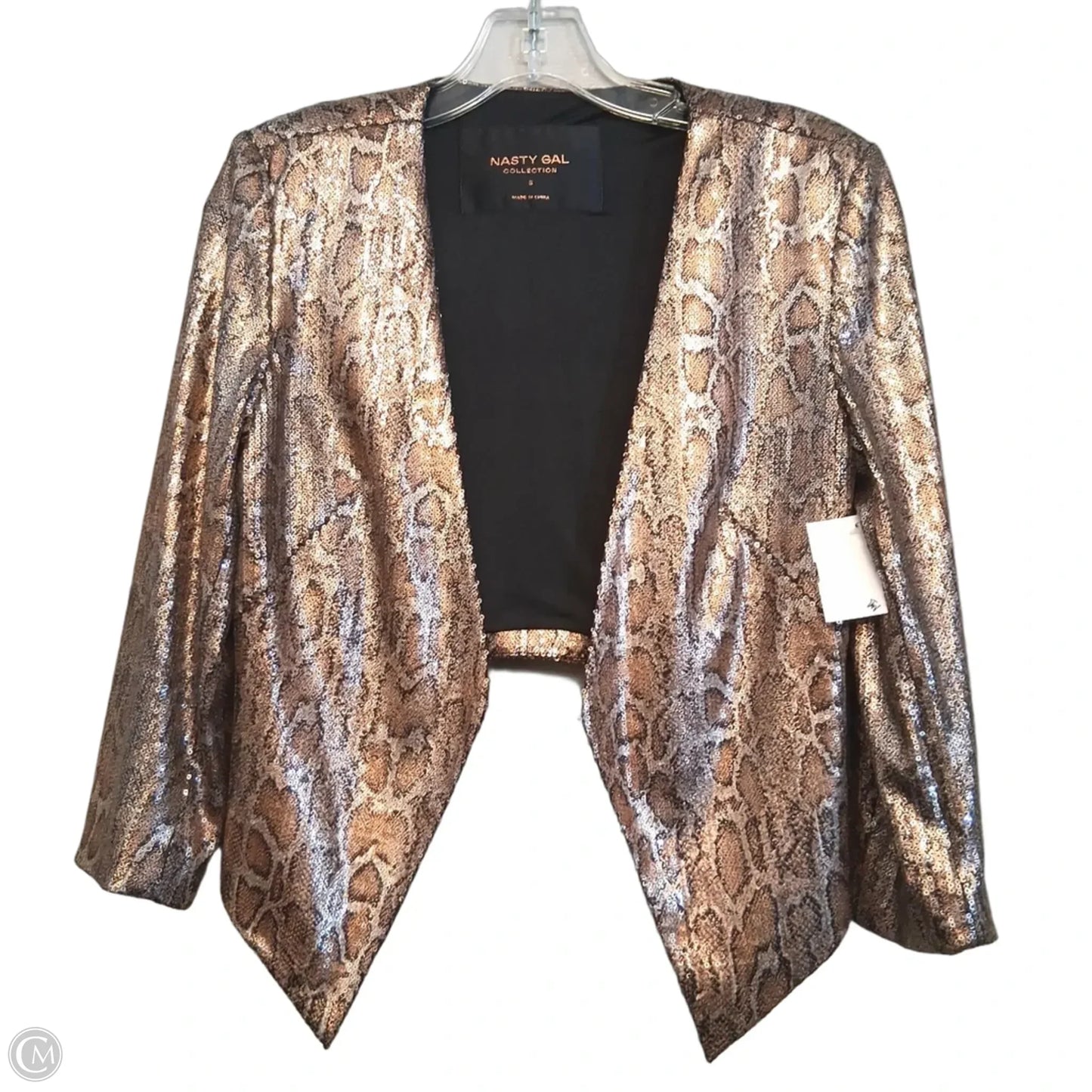 Bolero By Nasty Gal In Gold, Size: S