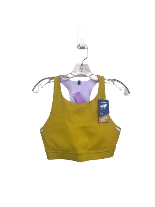 Yellow Athletic Bra By Brooks, Size: M