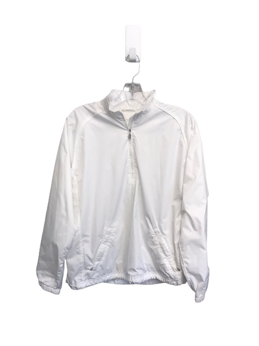 White Athletic Jacket By Lady Hagen, Size: S