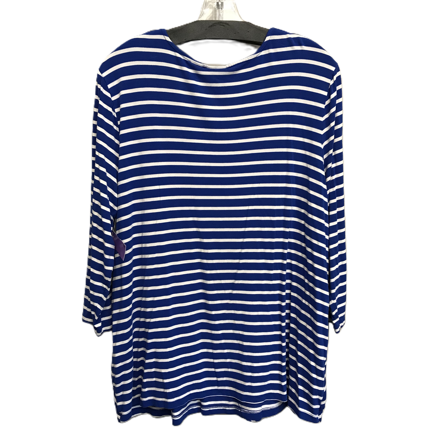 Striped Pattern Top Long Sleeve By Chicos, Size: Xl