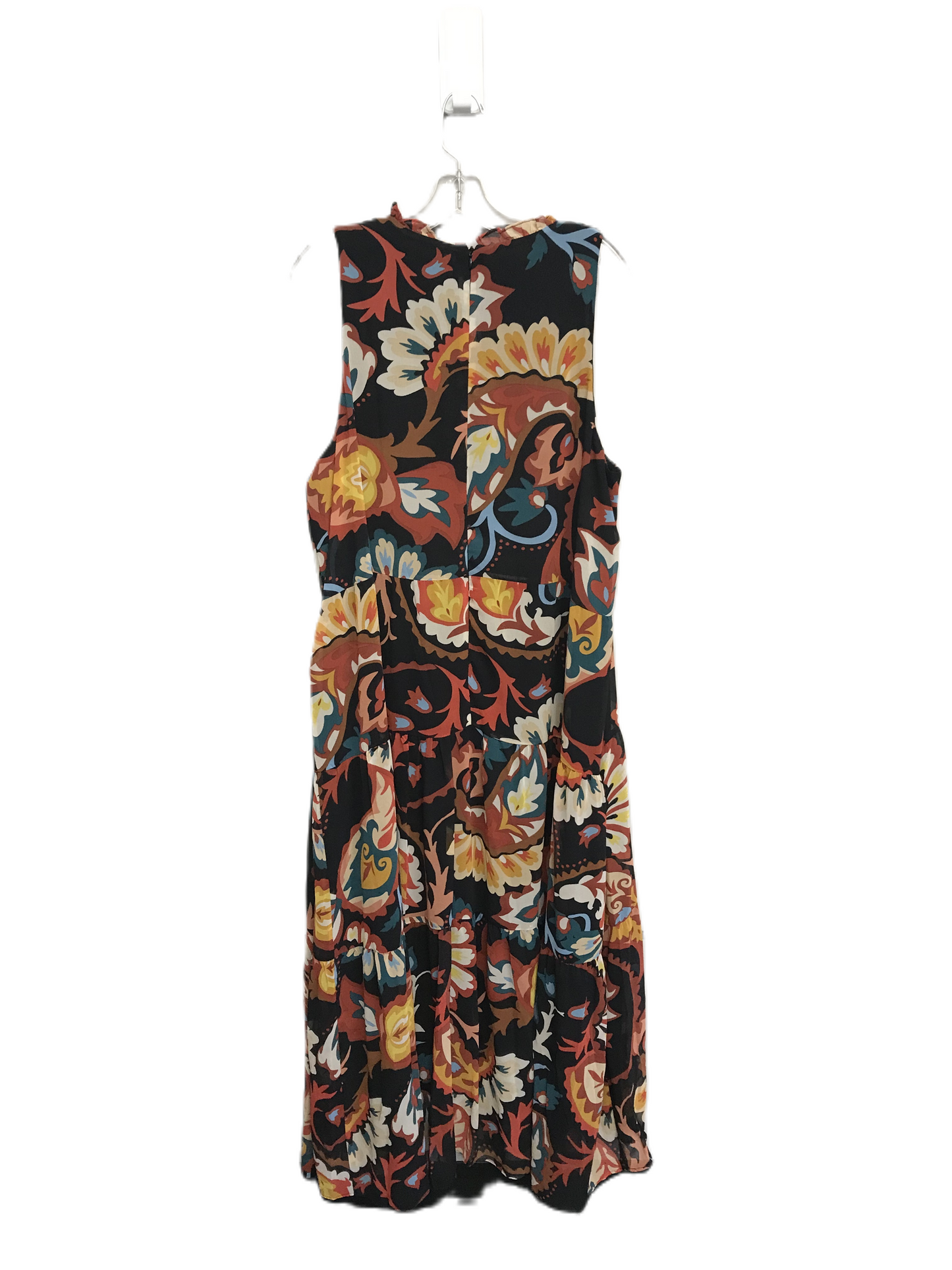 Multi-colored Dress Casual Maxi By Chicos, Size: 1x