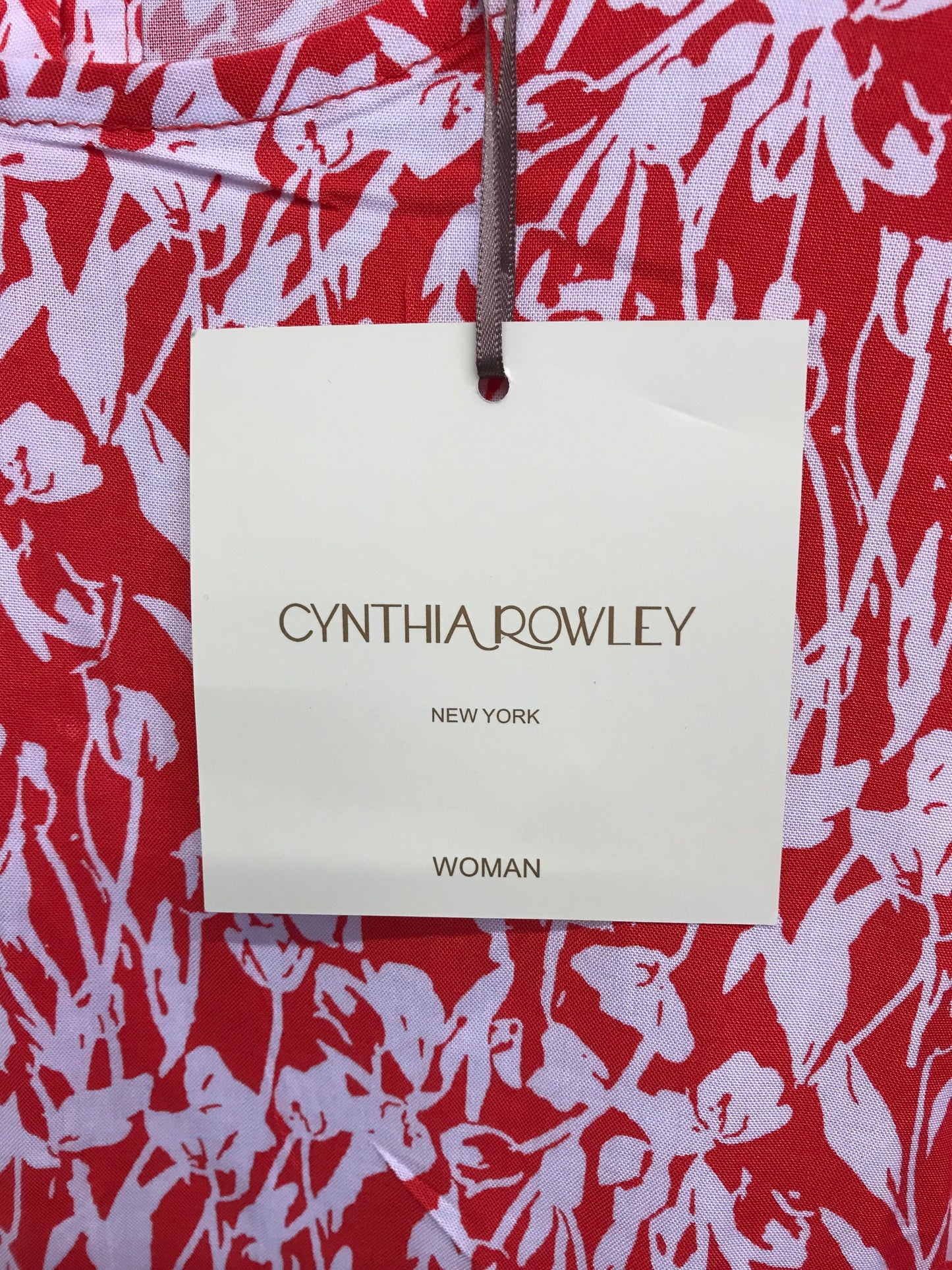 Red & White Top Short Sleeve By Cynthia Rowley, Size: 1x