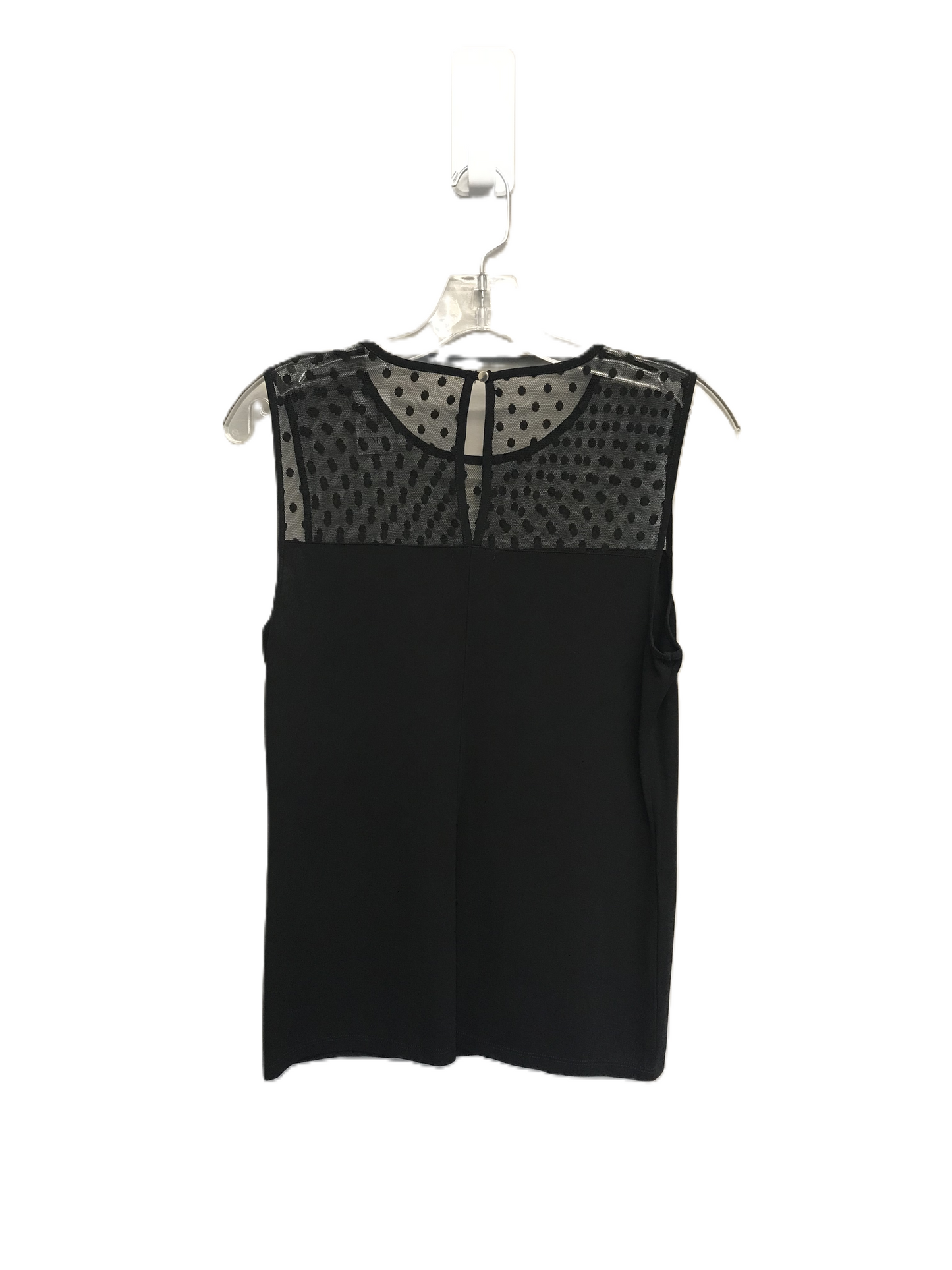 Black Top Sleeveless By Ann Taylor, Size: M