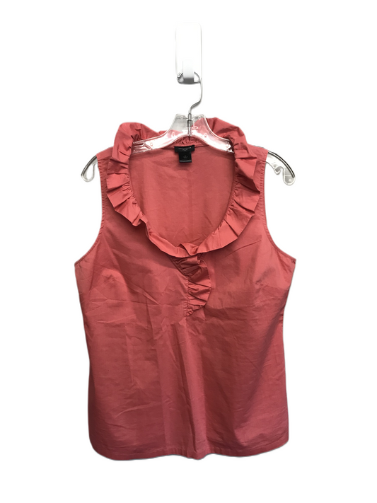 Pink Top Sleeveless By Ann Taylor, Size: L