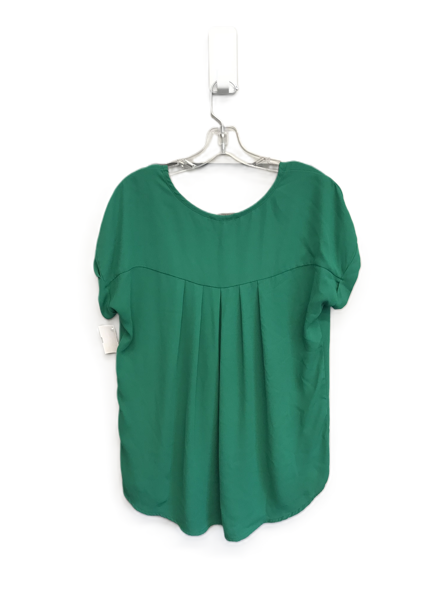 Green Top Short Sleeve By Pleione, Size: M