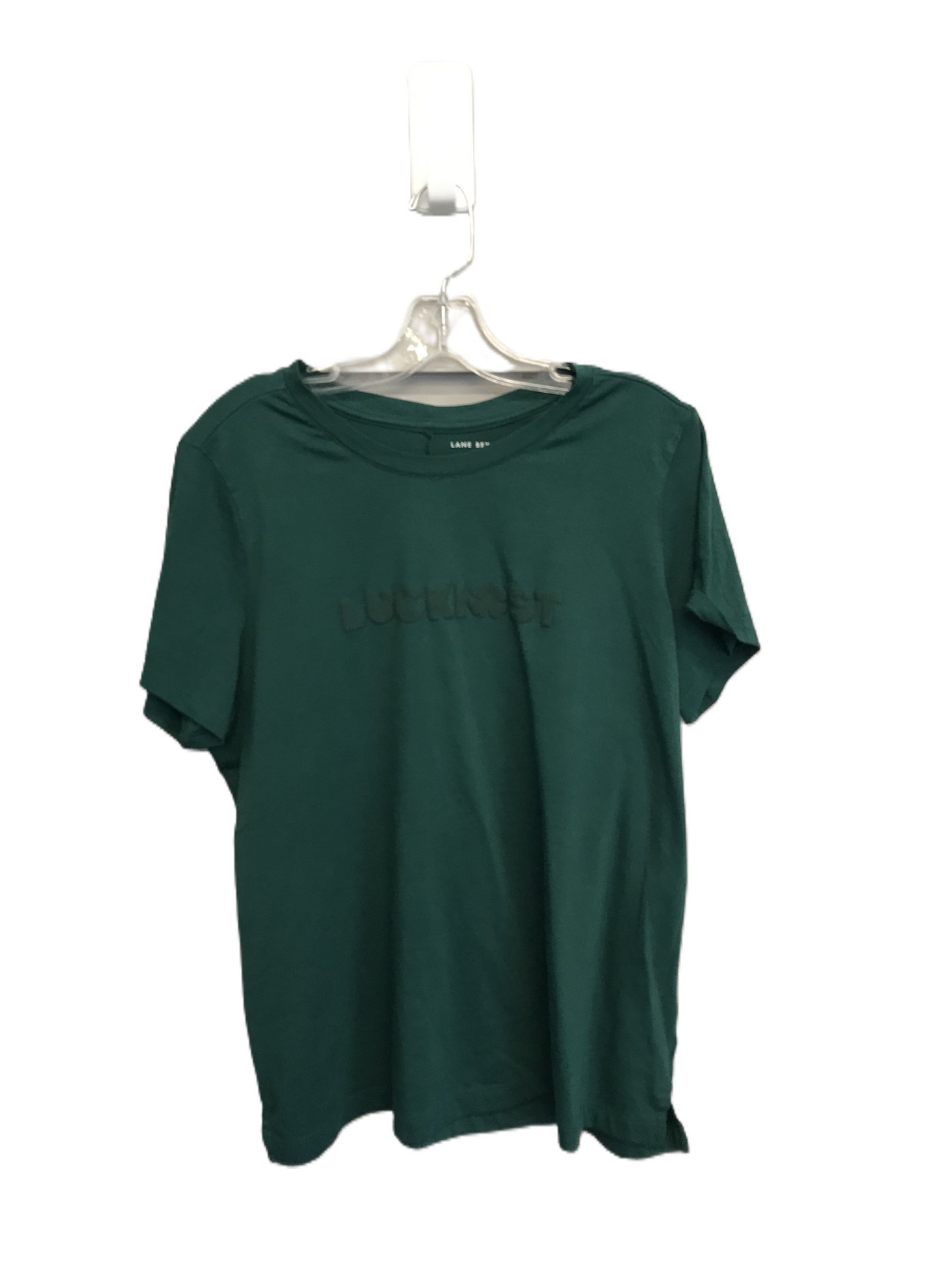 Green Top Short Sleeve Basic By Lane Bryant, Size: Xl