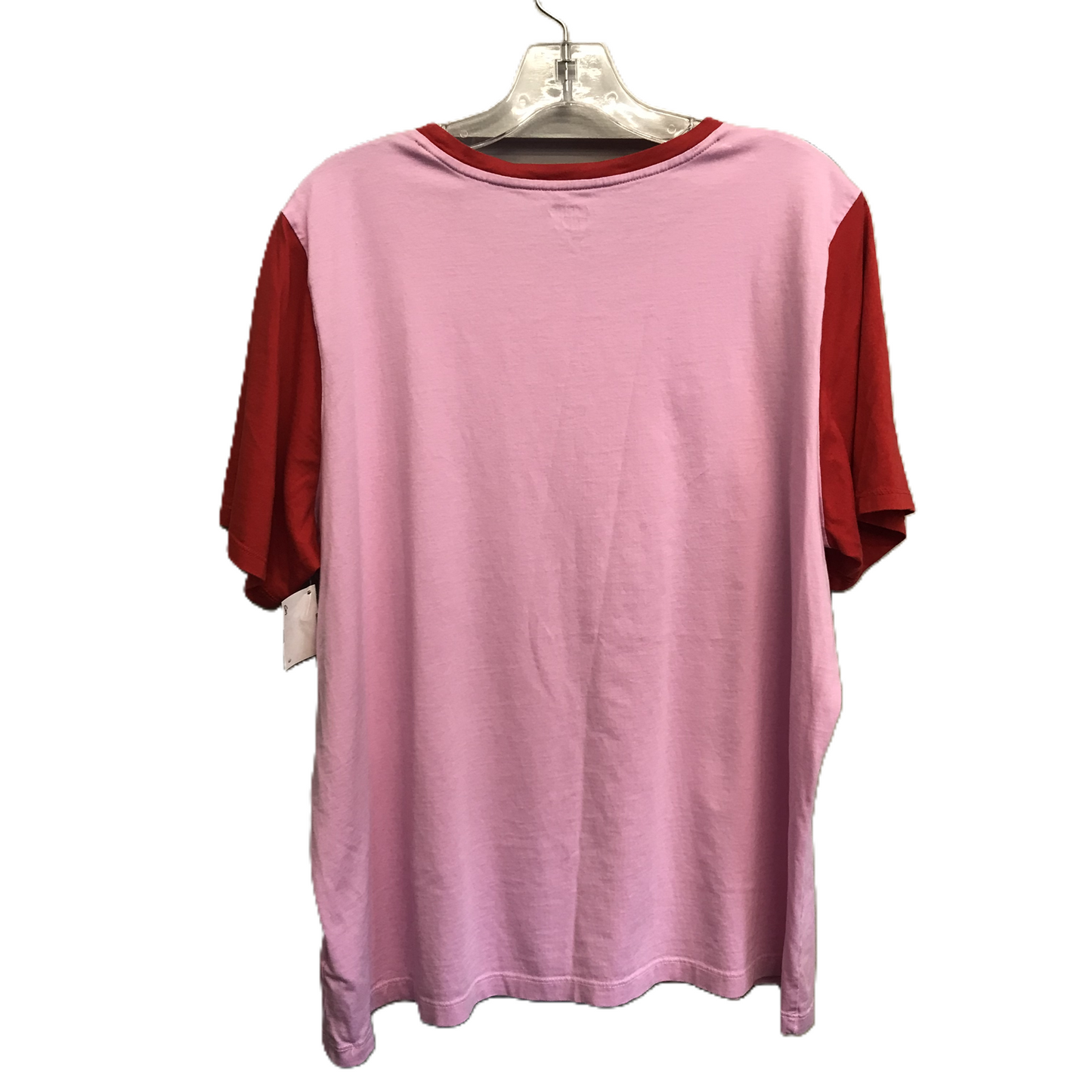 Pink Top Short Sleeve By Lands End, Size: 1x