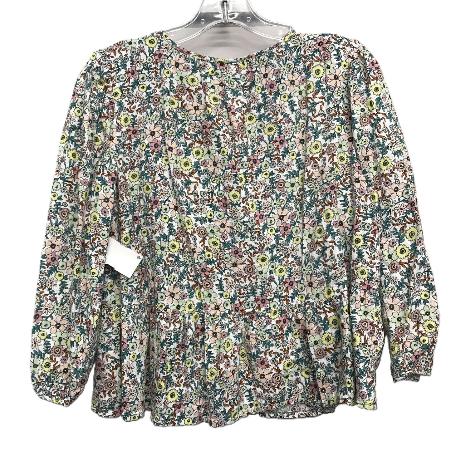 Top Long Sleeve By Ana In Floral Print, Size: L