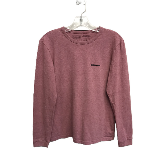 Pink Athletic Top Long Sleeve Crewneck By Patagonia, Size: S
