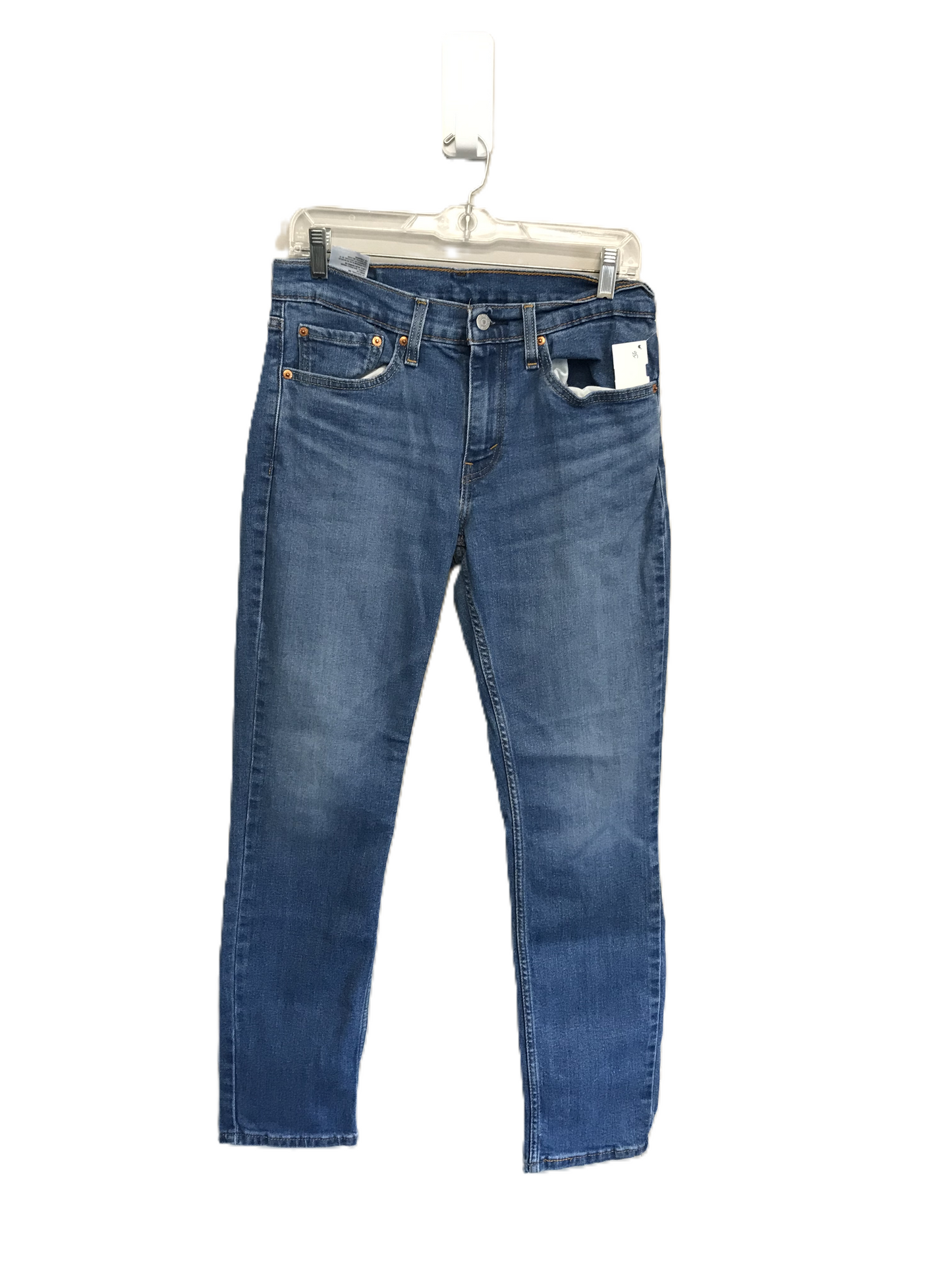 Blue Denim Jeans Straight By Levis, Size: 12