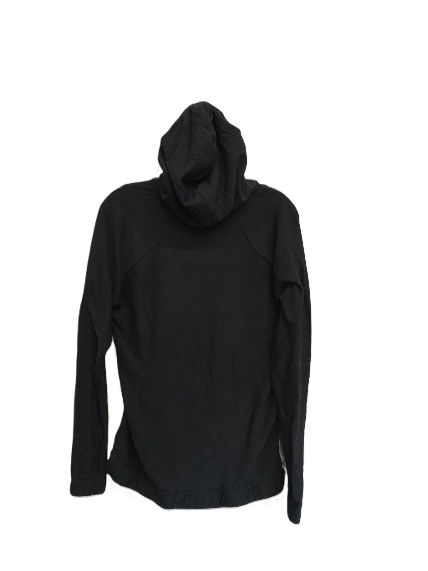 Black Athletic Top Long Sleeve Hoodie By Columbia, Size: M