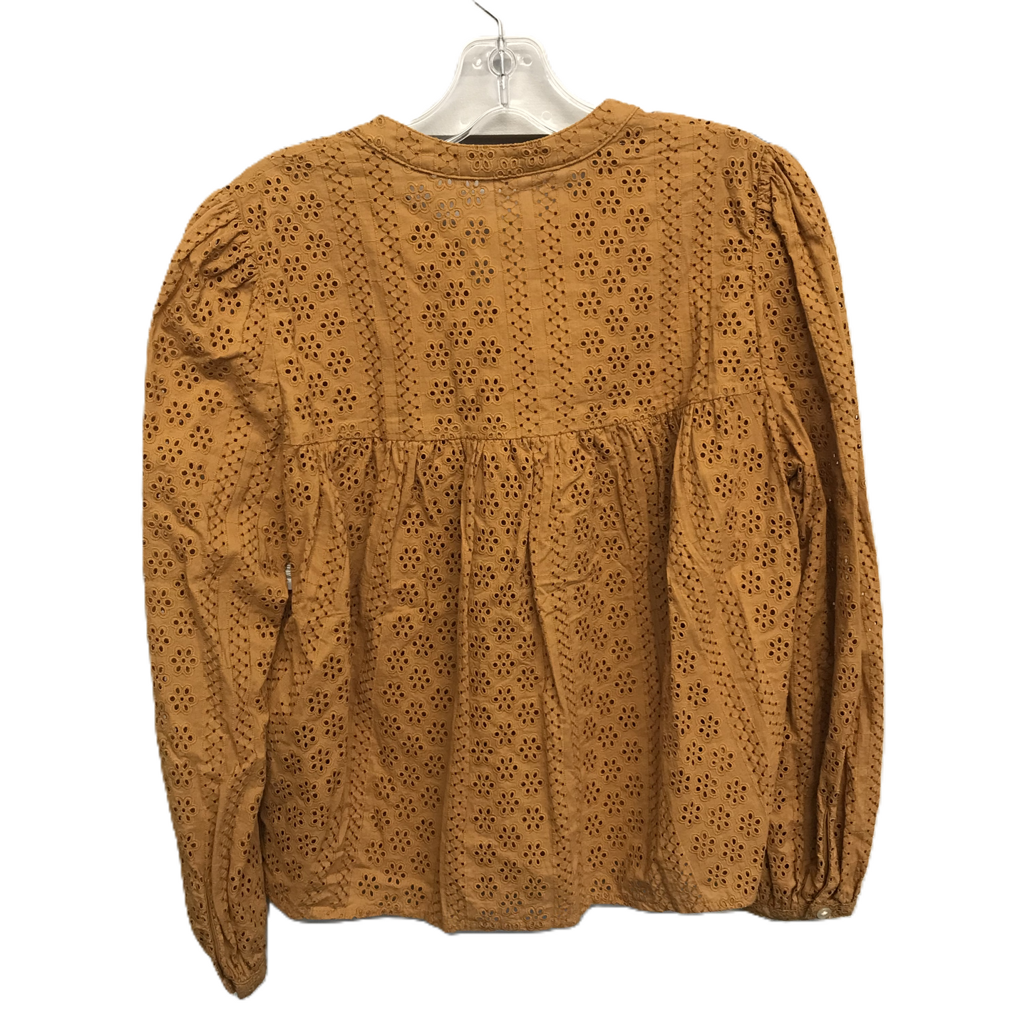 Tan Top Long Sleeve By Madewell, Size: M