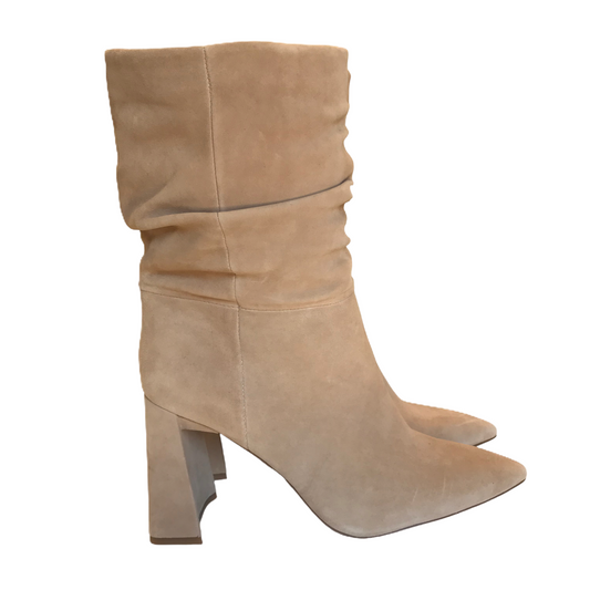 Boots Ankle Heels By Vince Camuto In Tan, Size: 9