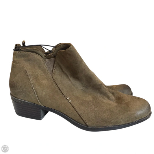 Boots Ankle Heels By Arizona In Green, Size: 9