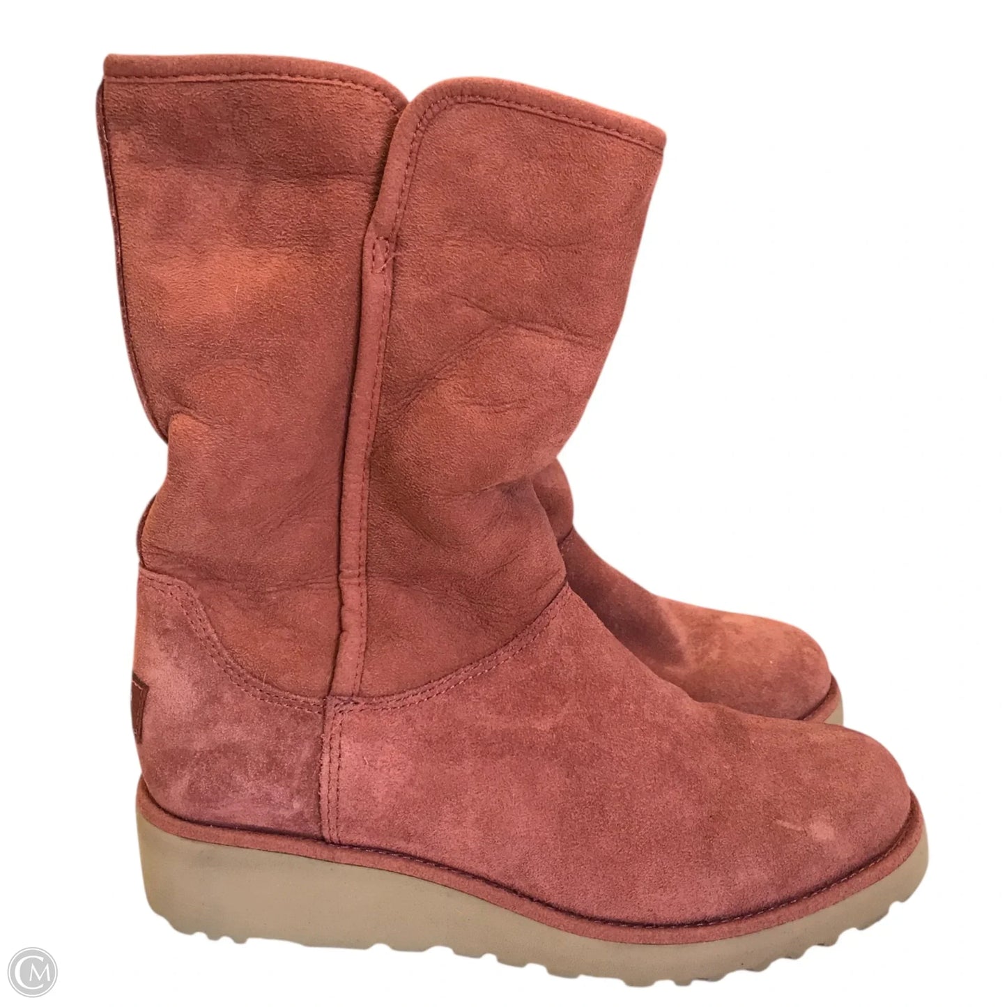 Boots Designer By Ugg In Orange, Size: 6