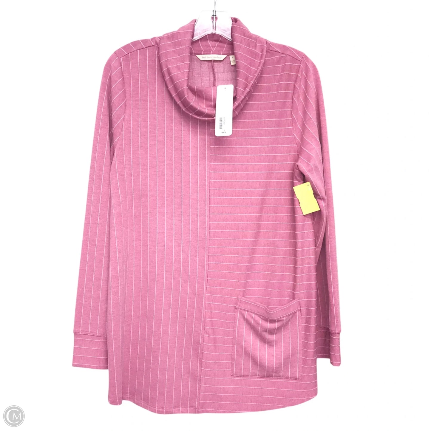 Top Long Sleeve By Soft Surroundings In Pink, Size: S