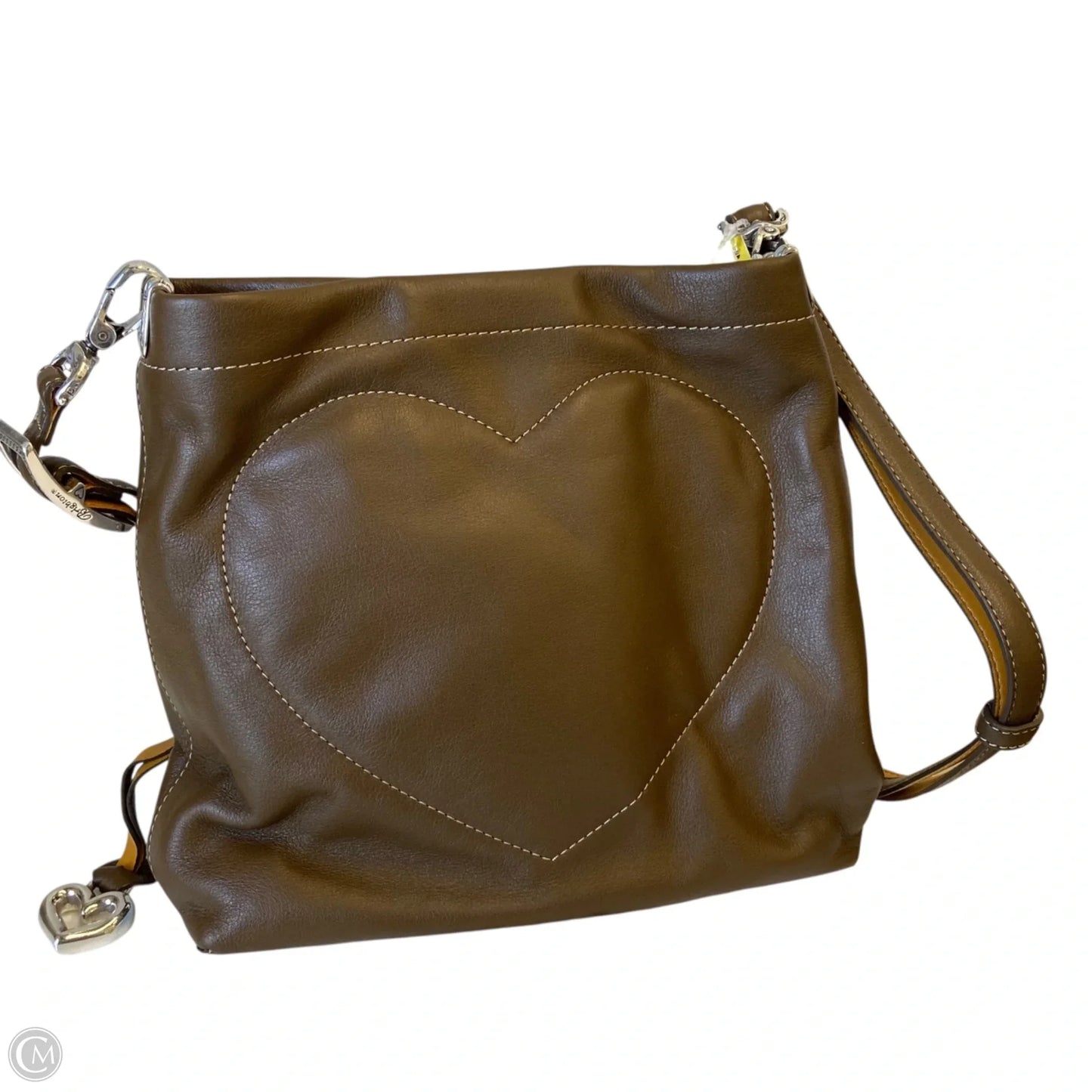 Crossbody Leather By Brighton, Size: Small