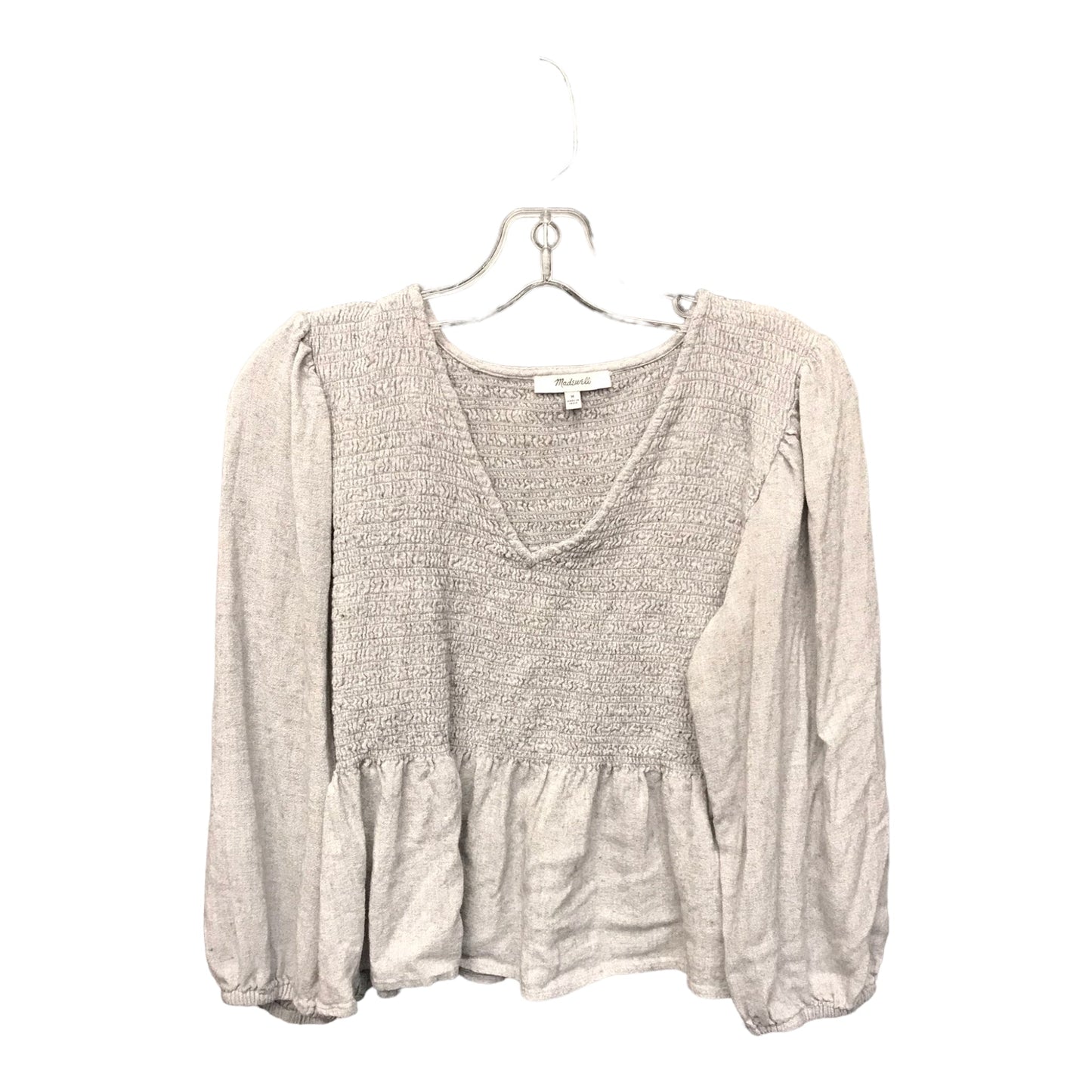 Top Long Sleeve By Madewell  Size: M