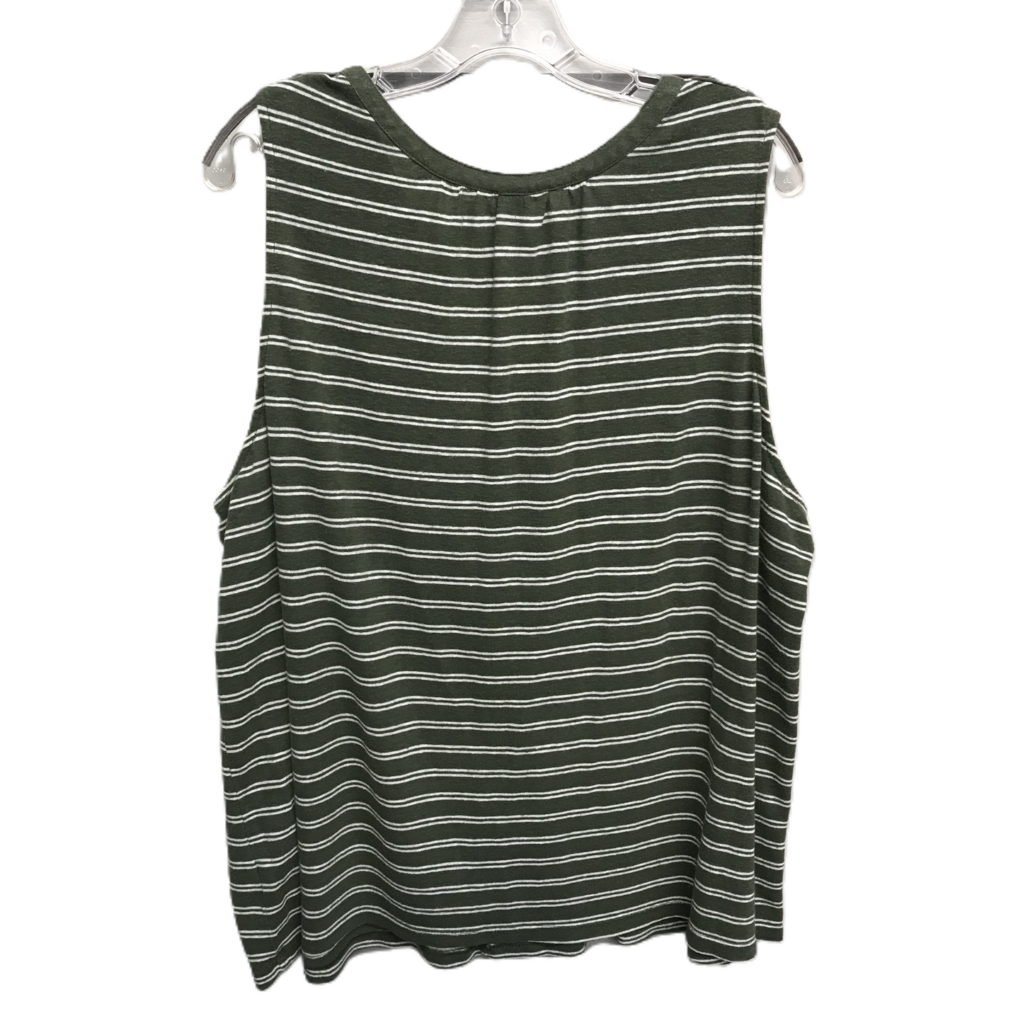 Green Top Sleeveless By Old Navy, Size: 1x