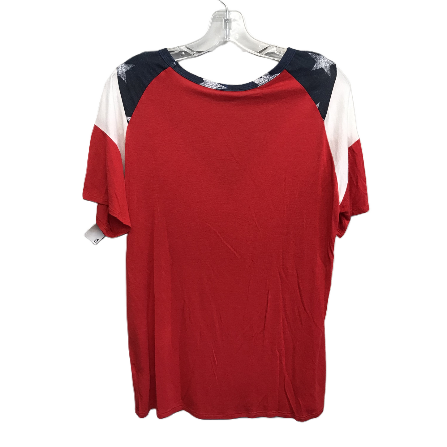 Blue & Red & White Top Short Sleeve By Bibi, Size: S