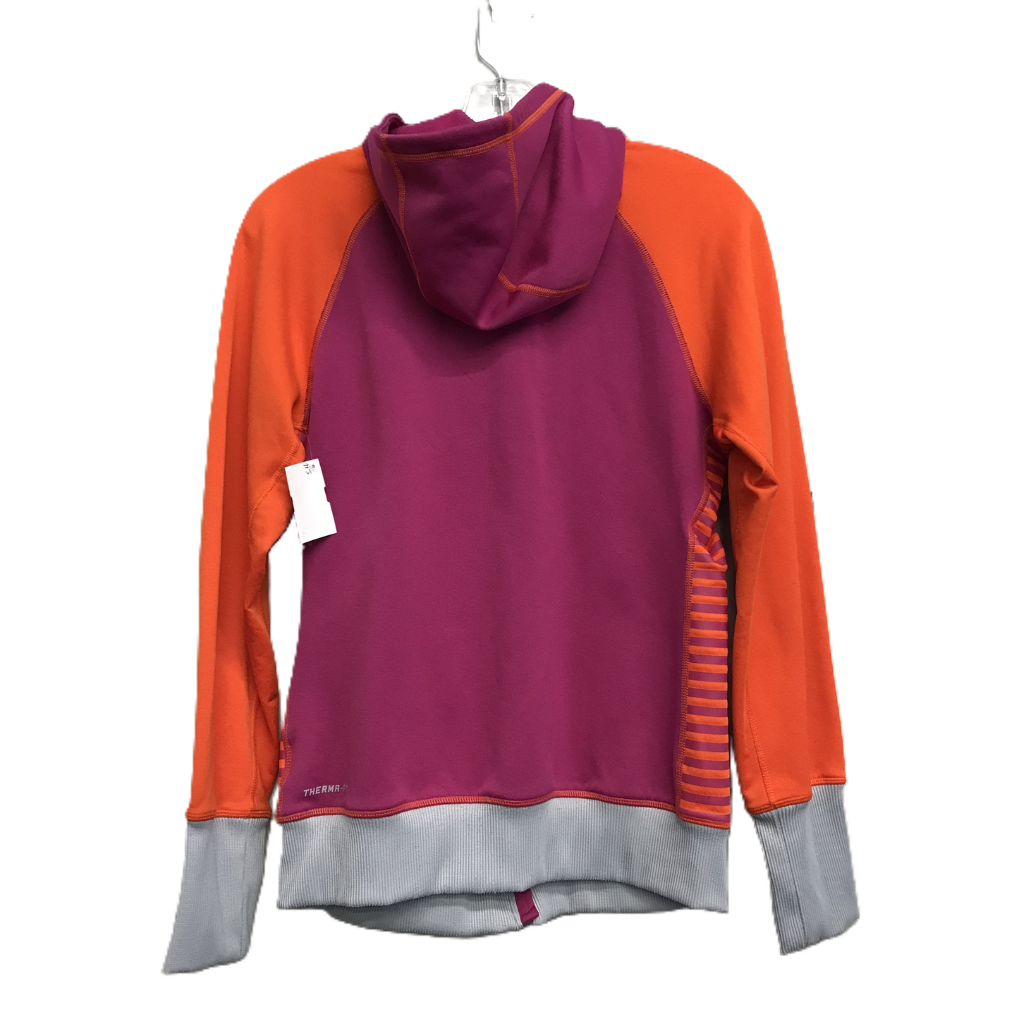 Athletic Jacket By Nike Apparel In Orange & Pink, Size: M