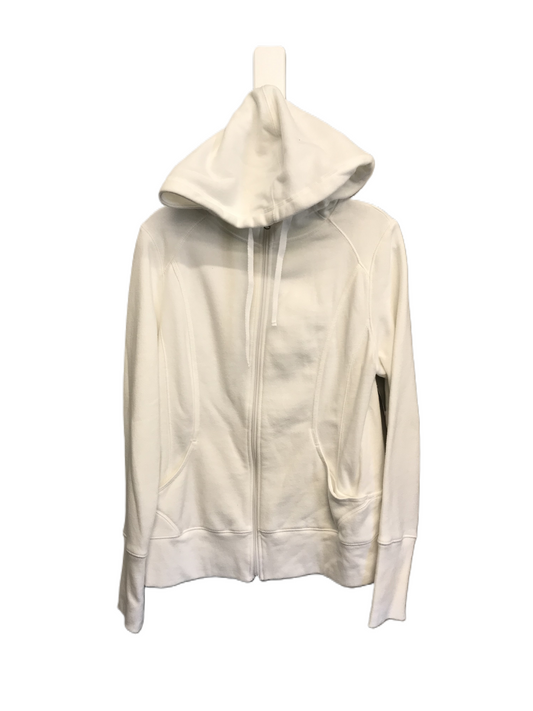 White Athletic Jacket By Tek Gear, Size: Xl