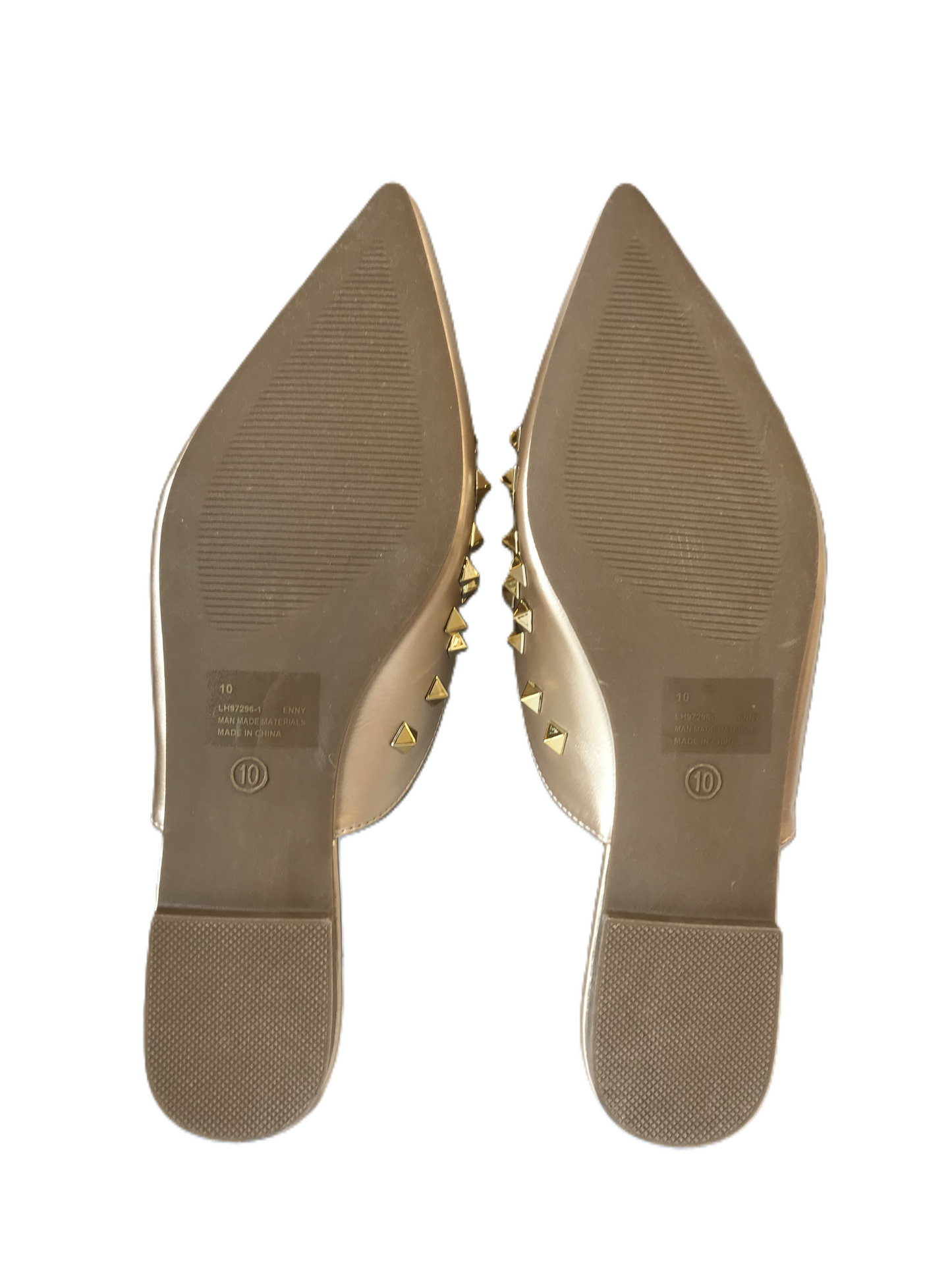 Gold Shoes Flats By Cape Robbin Size: 10