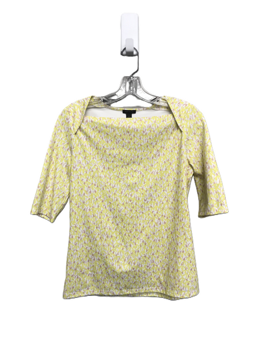 Yellow Top Short Sleeve By Ann Taylor, Size: M