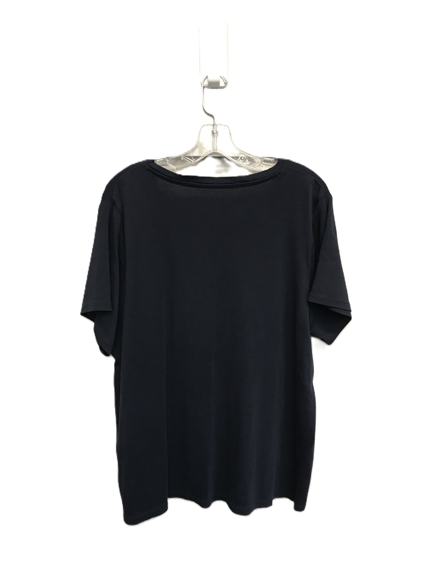 Navy Top Short Sleeve Basic By J. Jill, Size: 2x