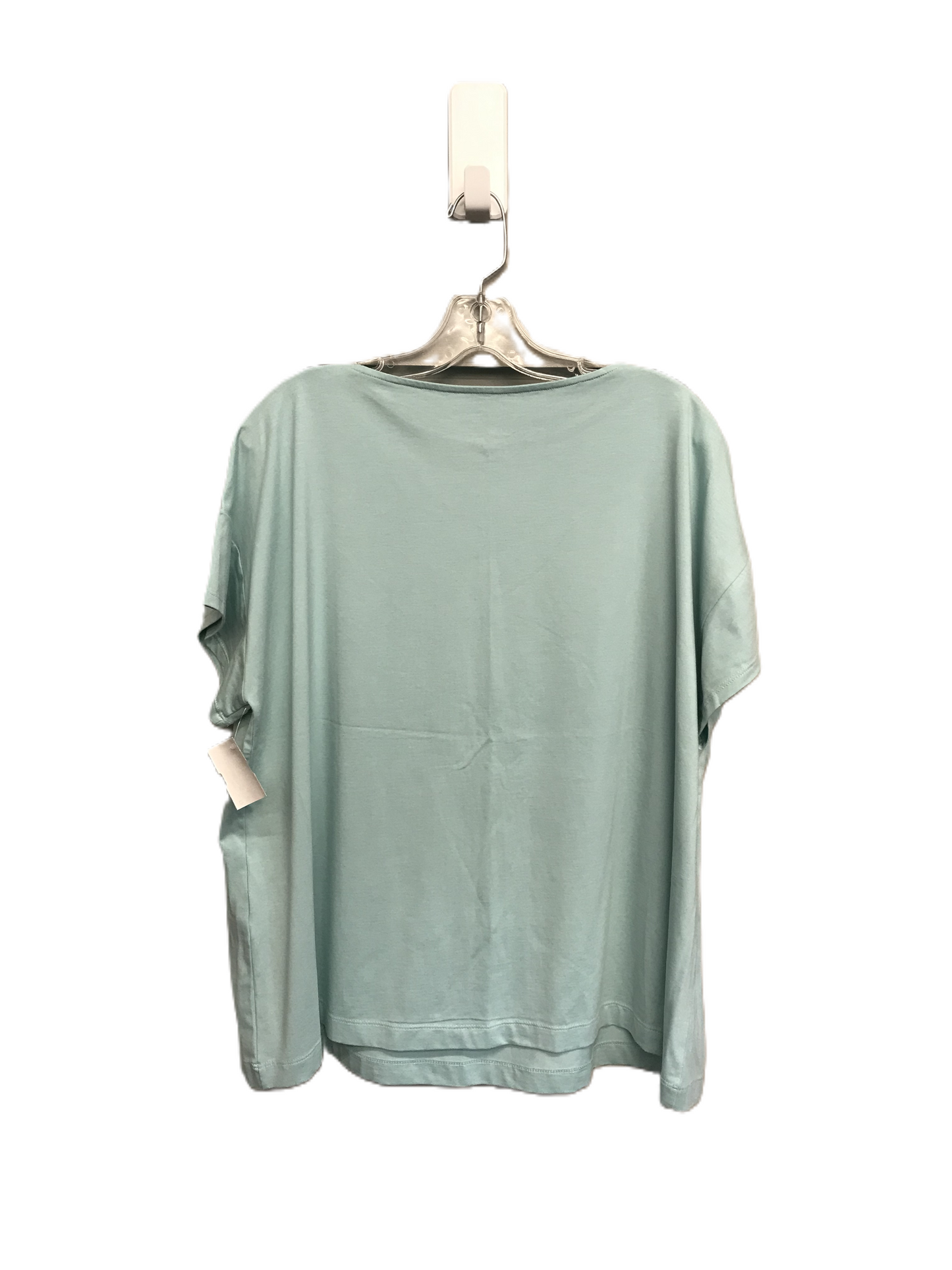 Green Top Short Sleeve Basic By J. Jill, Size: Xl