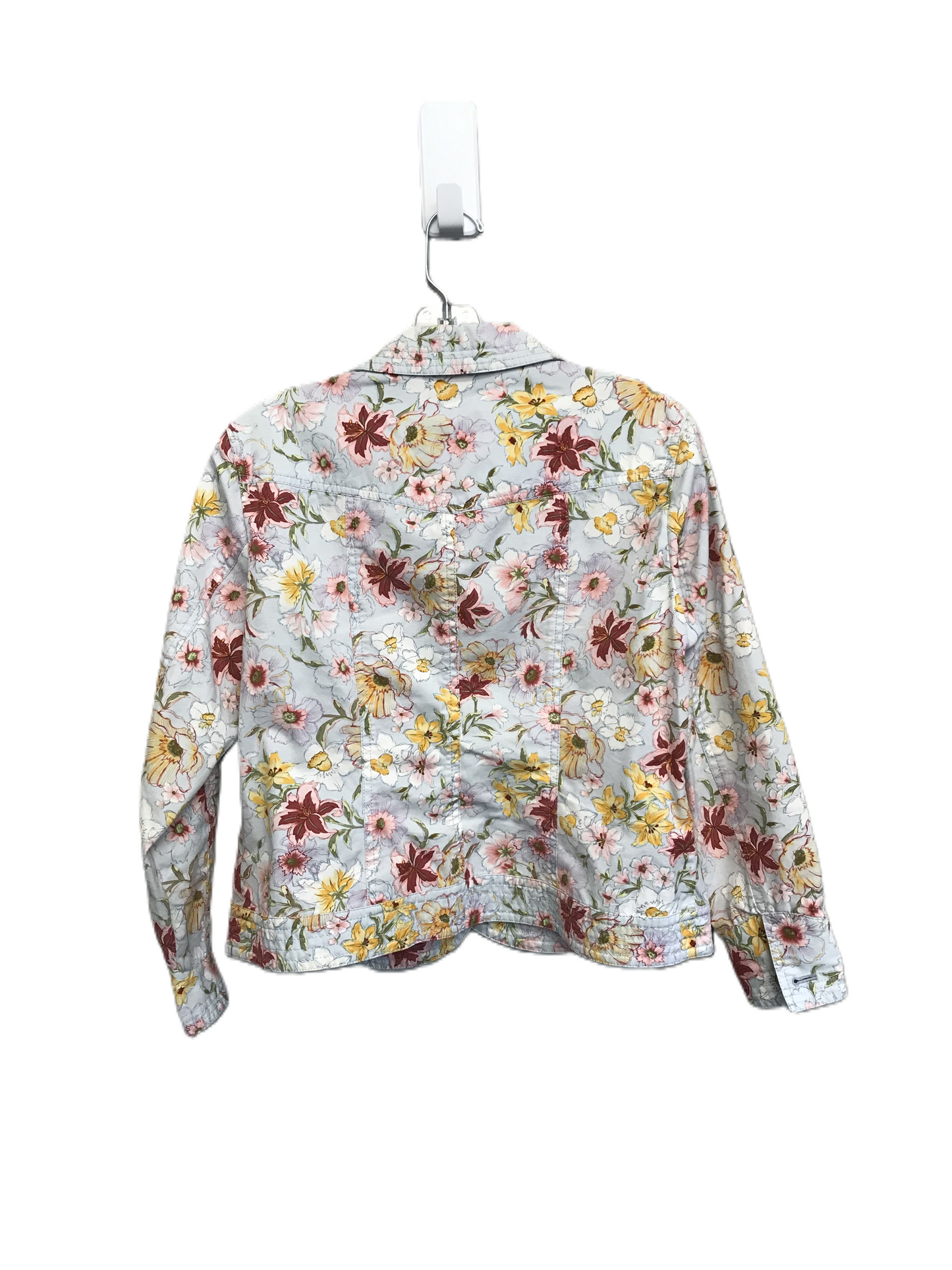 Floral Print Jacket Other By Coldwater Creek, Size: L