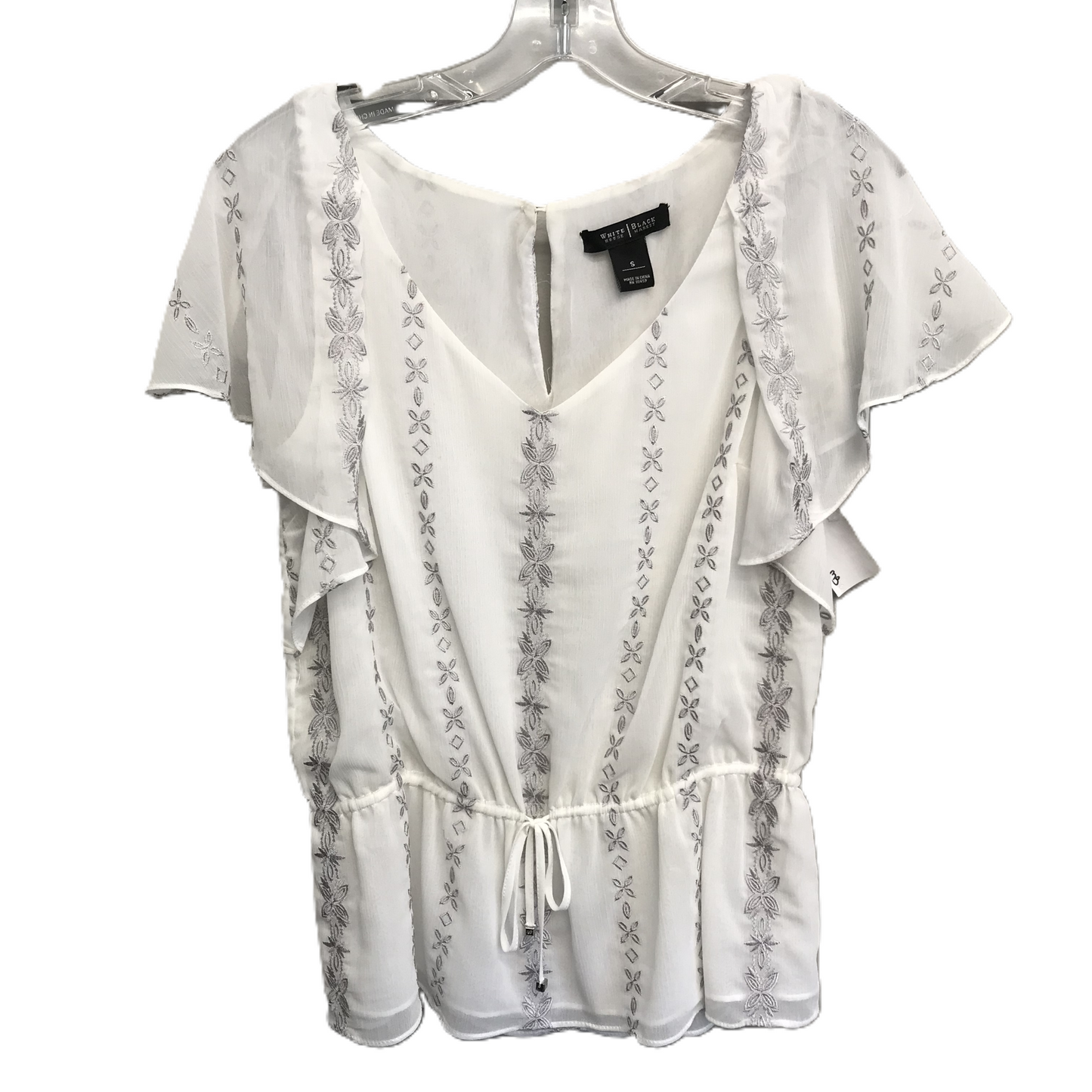 White Top Short Sleeve By White House Black Market, Size: S