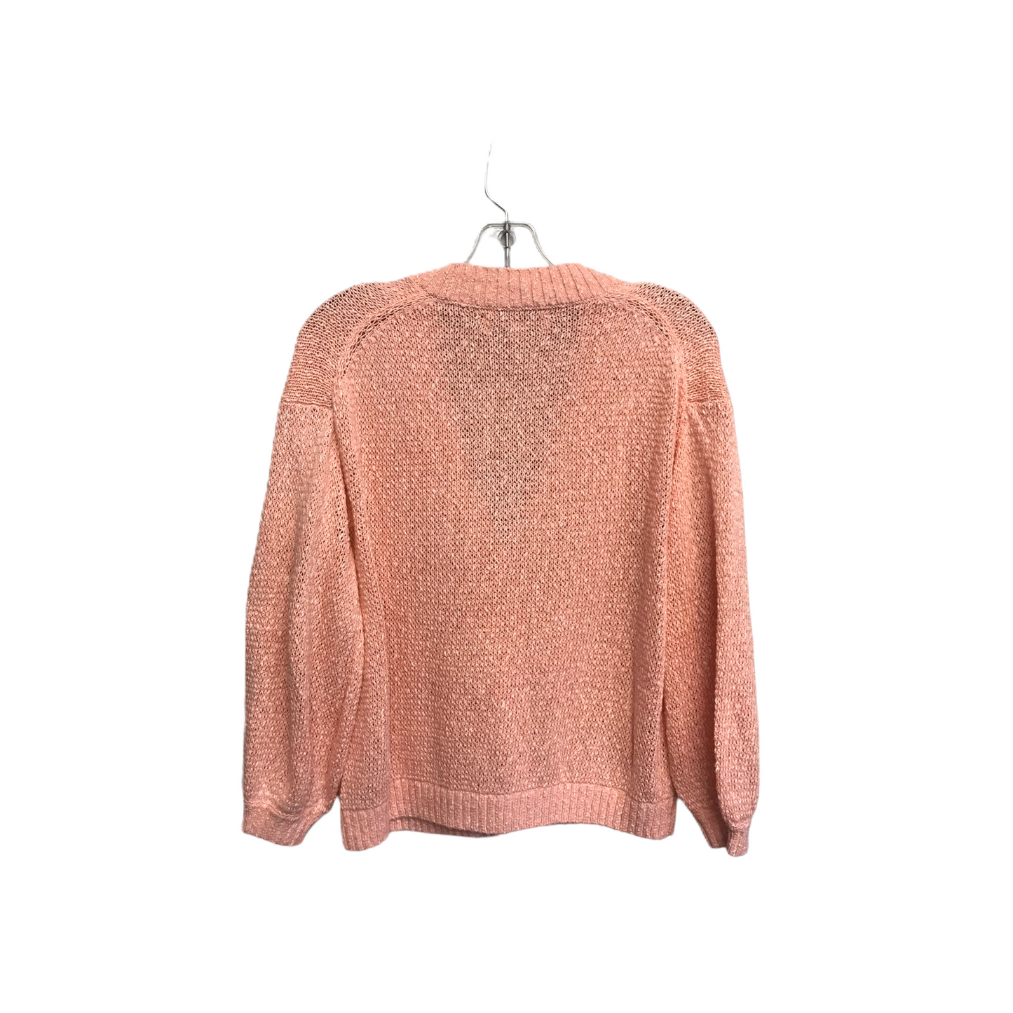 Peach Sweater Cardigan By Loft, Size: M