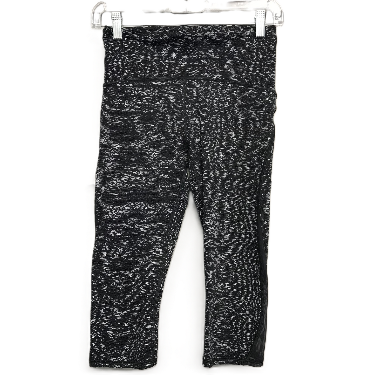 Athletic Capris By Lululemon In Black & White, Size: S