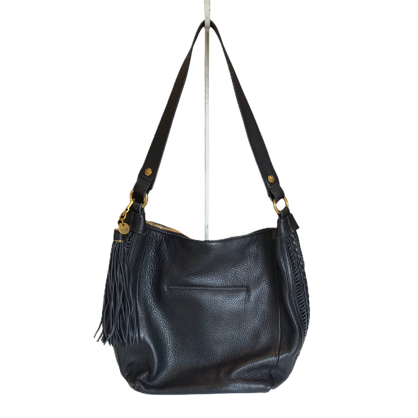 Handbag Pleather By The Sak, Size: Medium