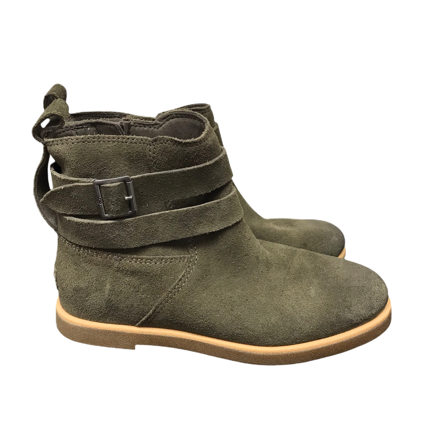 Boots Designer By Ugg In Green, Size: 6