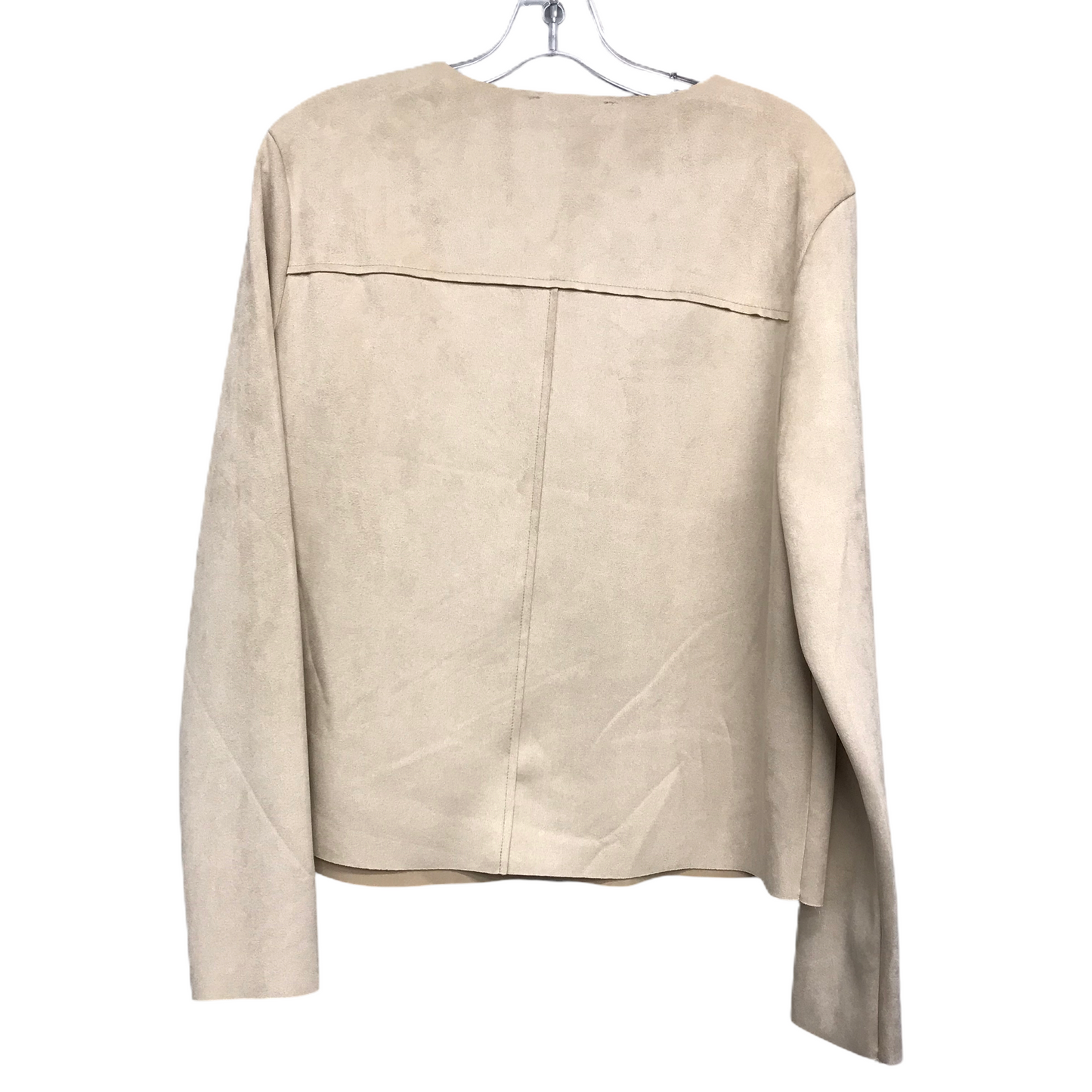 Top Long Sleeve By Philosophy In Beige, Size: L