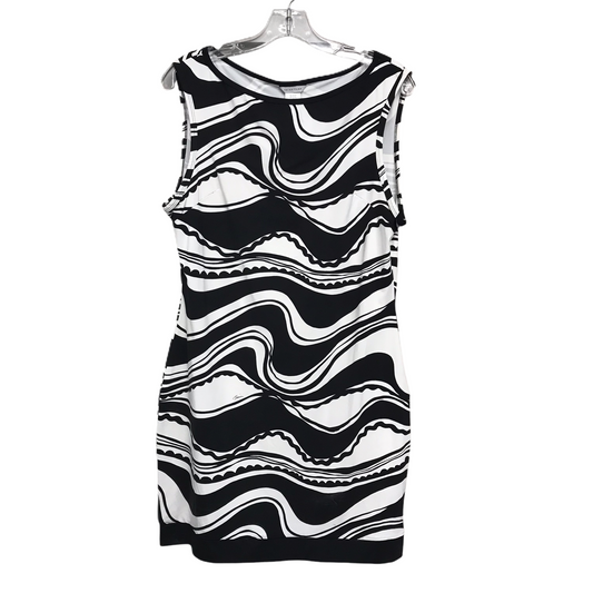 Dress Casual Short By Trina Turk In Black & White, Size: L