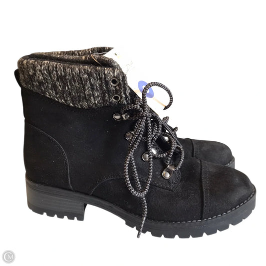 Boots Ankle Flats By Universal Thread In Black, Size: 8