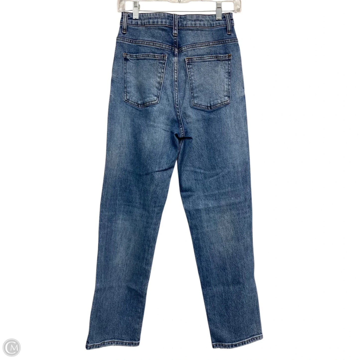 Jeans Straight By Kut In Blue Denim, Size: 0