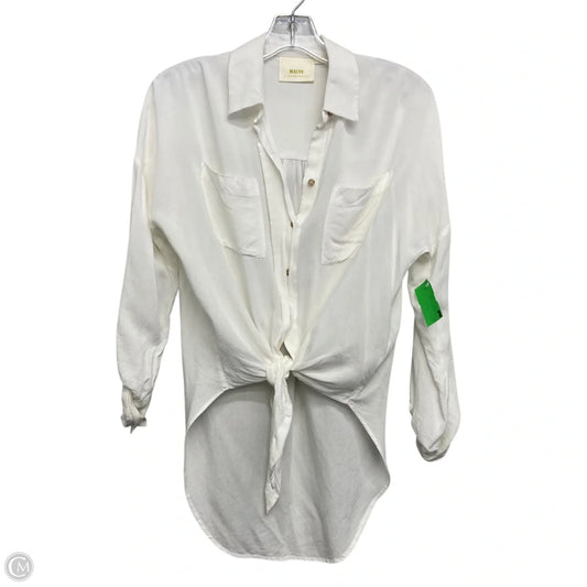 Top Long Sleeve By Maeve In Ivory, Size: Xs