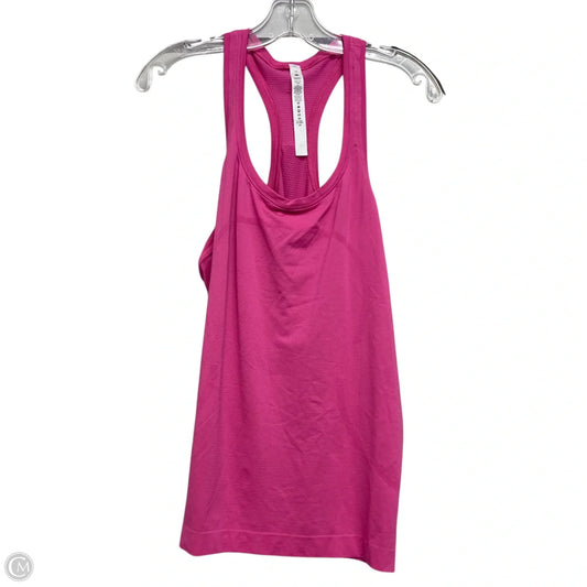 Athletic Tank Top By Lululemon In Pink, Size: L