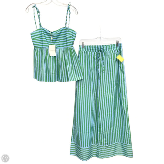 Pants Set 2pc By Entro In Striped Pattern, Size: M
