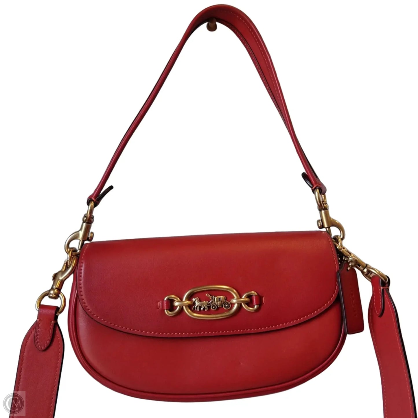 Crossbody Designer By Coach, Size: Small