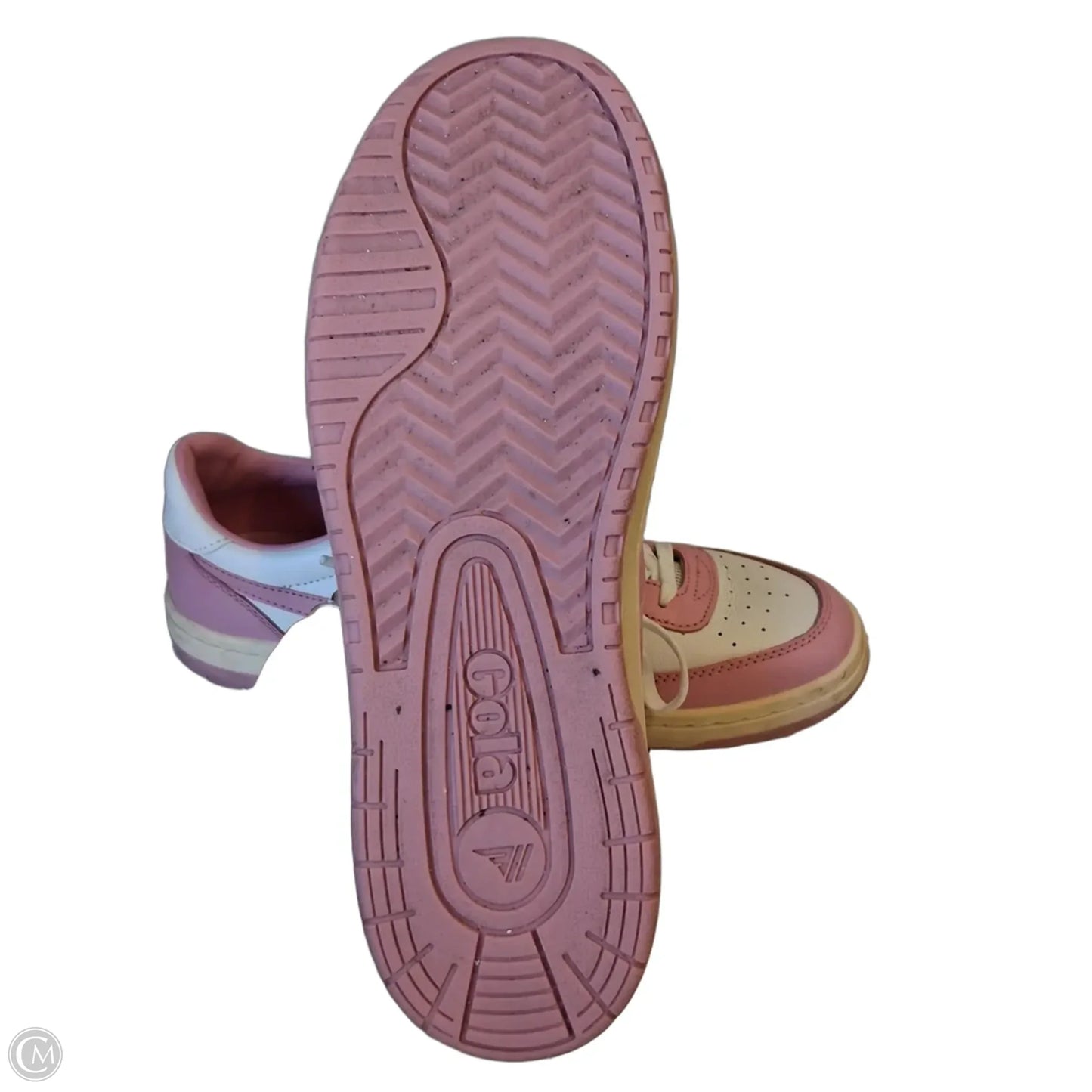 Shoes Sneakers By Gola In Pink & White, Size: 8