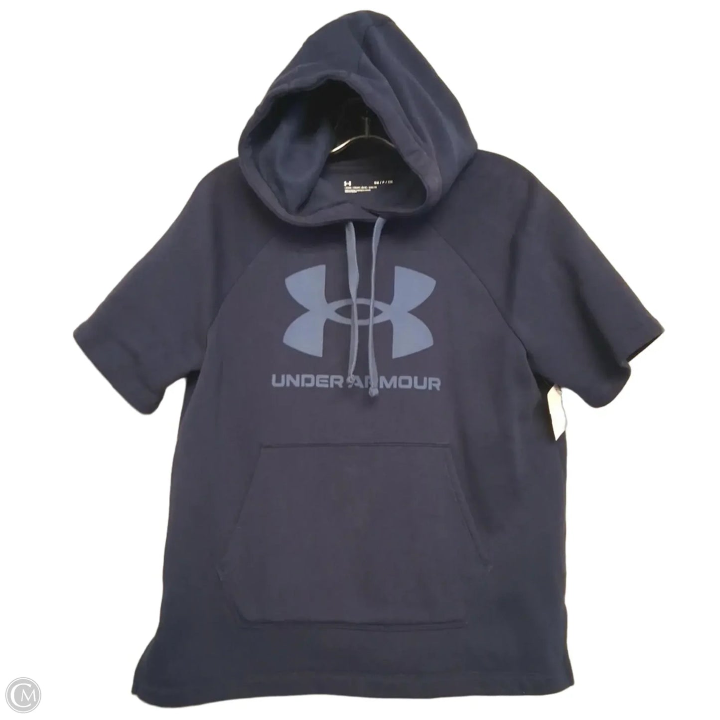 Sweatshirt Hoodie By Under Armour In Navy, Size: S