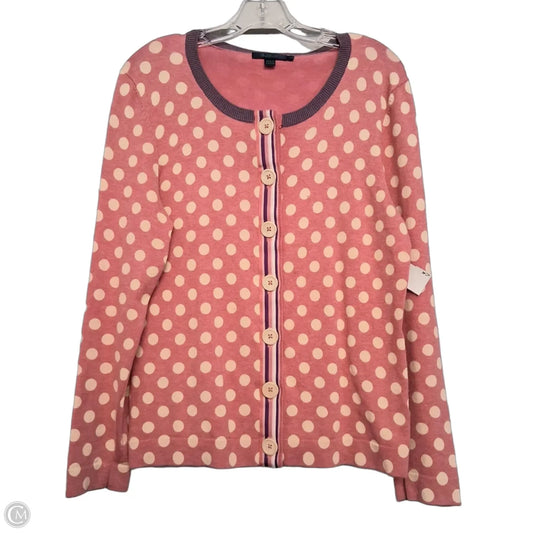 Cardigan By Boden In Polkadot Pattern, Size: Xl