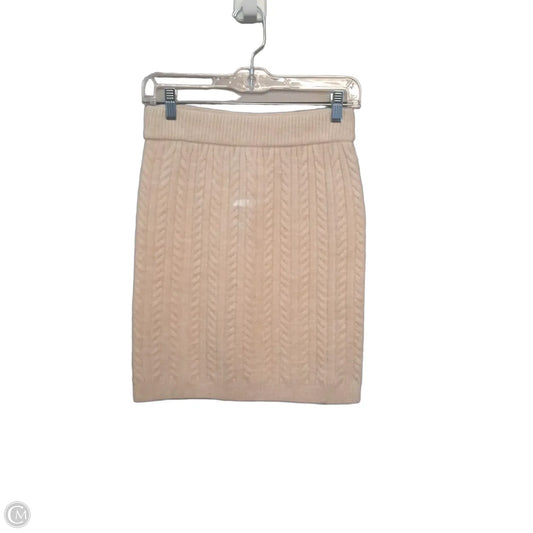Skirt Mini & Short By Express In Cream, Size: 4
