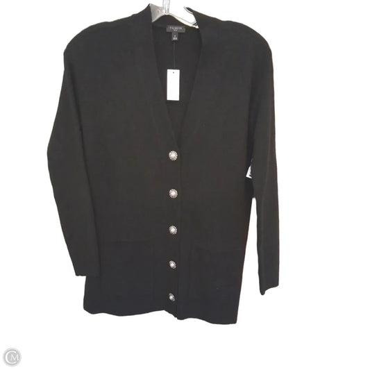 Sweater Cardigan By Talbots In Black, Size: Mp