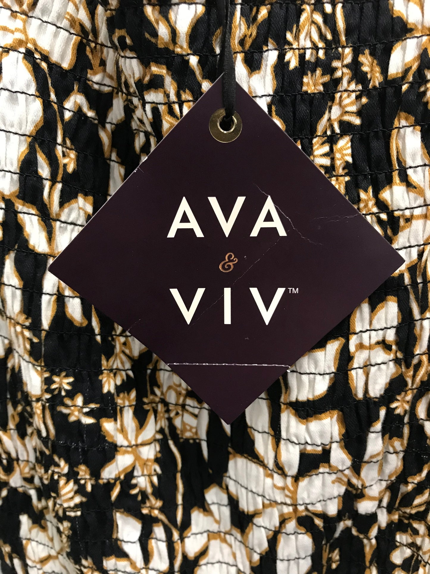 Top Short Sleeve By Ava & Viv  Size: 1x